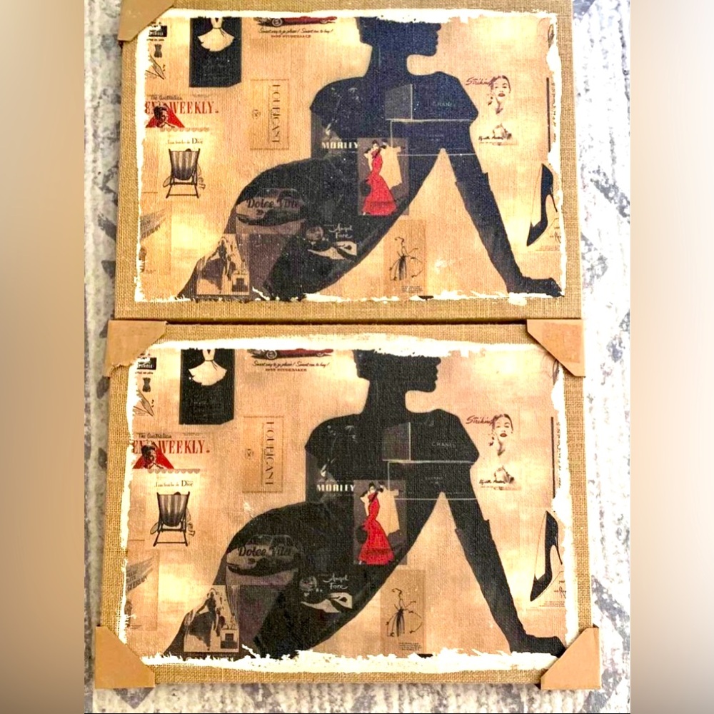 Painting on Jute Canvas (2)